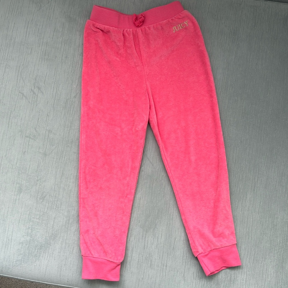 Girls Juicy Terrycloth Pants